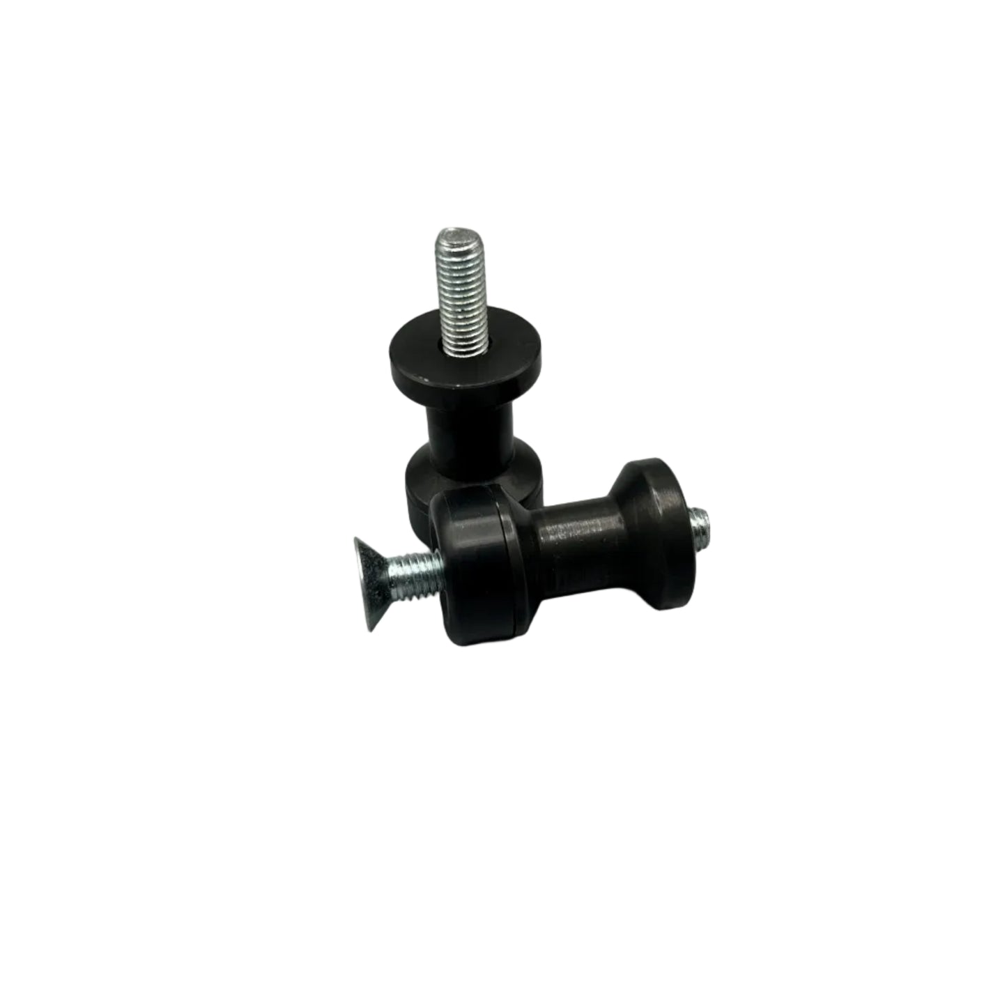 2 Piece Aluminium/Nylon Paddock Stand Bobbins M8x1.25 Thread